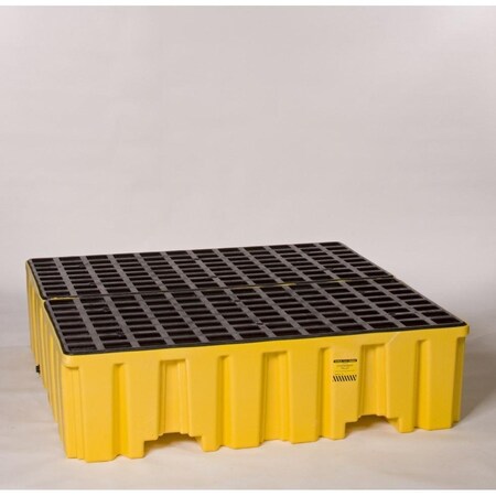 Eagle Mfg HAZ-MAT PRODUCTS SPILL PLATFORMS AND PALLETS, 4 Drum Containment Pallet 1640